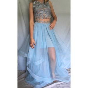 Two piece long dress